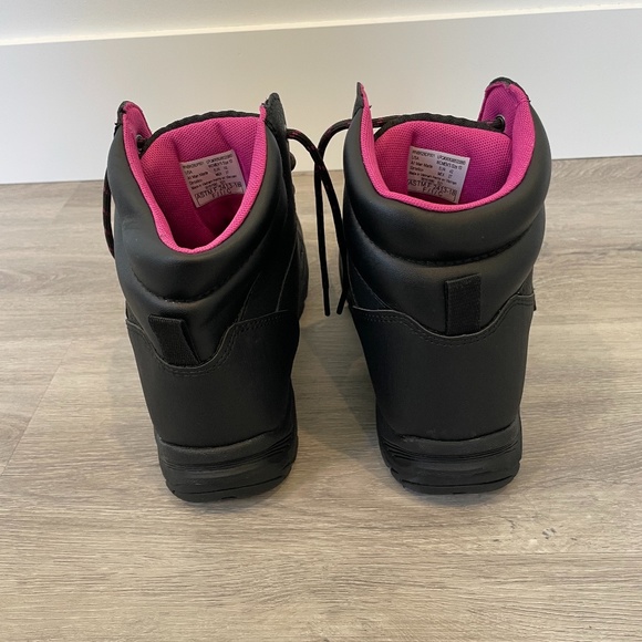Brahma Shoes Brahma Bevel Steel Toe Black Pink Work Boot Poshmark